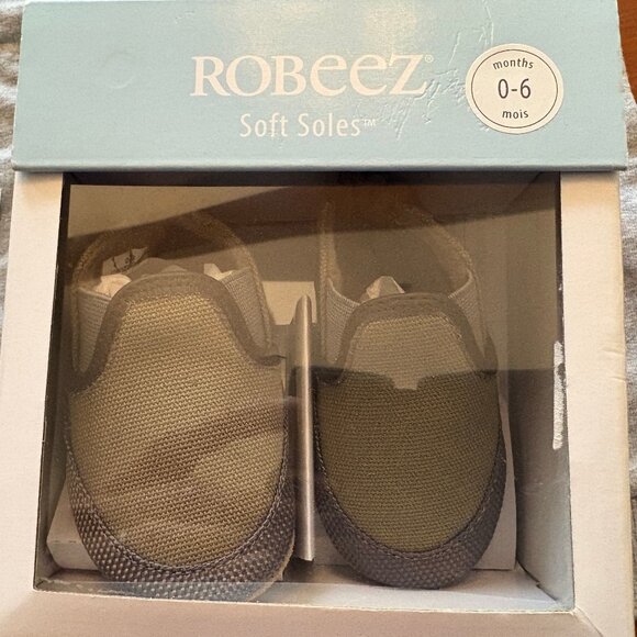 BABY BOY 7 FOR ALL MANKIND SET SZ6-9MO & ROBEEZ SHOES-6M0 ALL BRAND NEW W TAGS - Picture 3 of 9